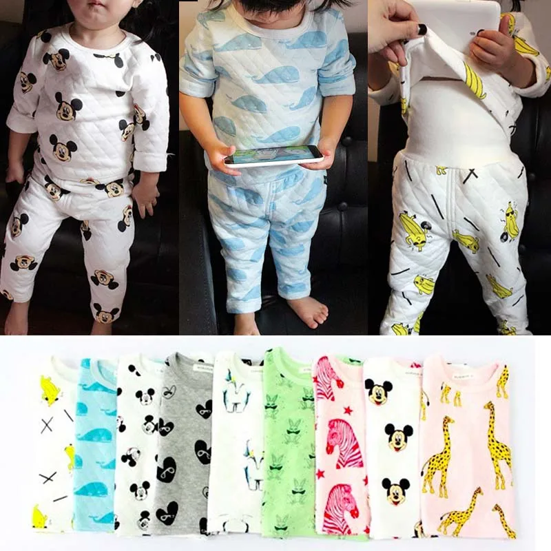BBK mini rodini boys and girls all cotton underwear Quilted long gown of tall waist abdomen