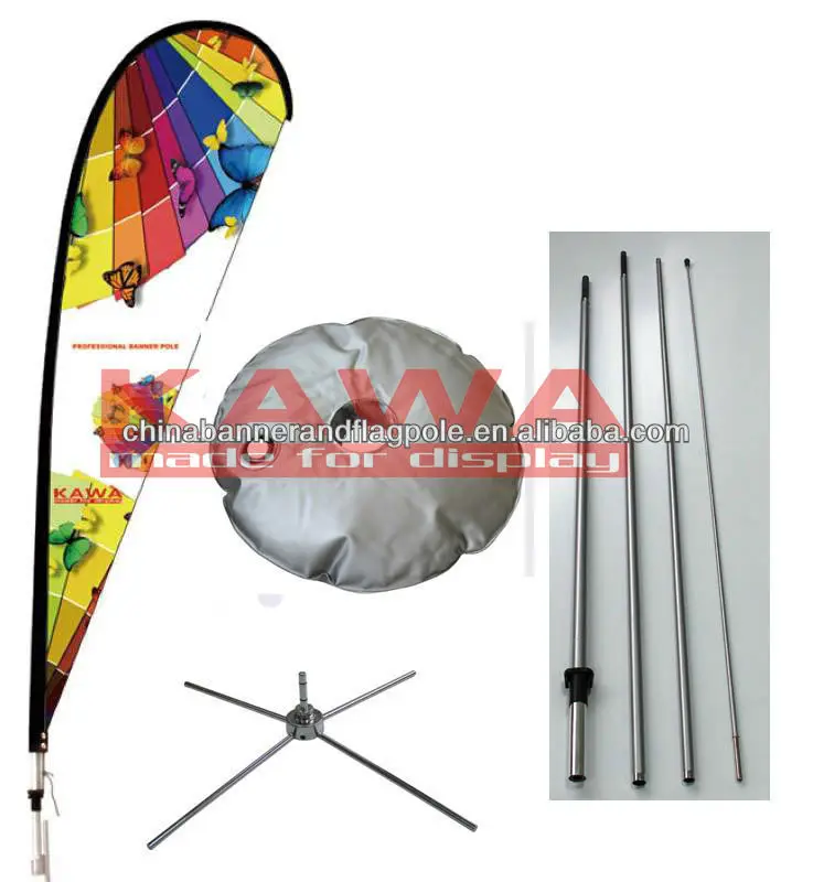 15L water bag for teardrop and feather flag banner