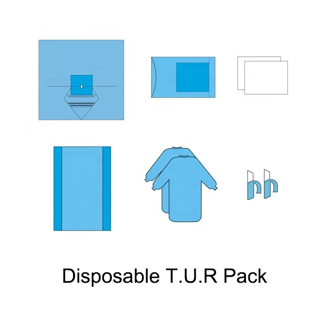 Medical Surgery Procedures Disposable  Surgical Urology Pack / Kit for Medical Hospital Use