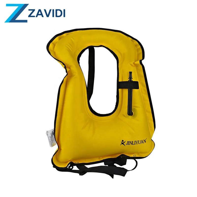 
Summer adult and child swimming snorkel inflatable life jacket 