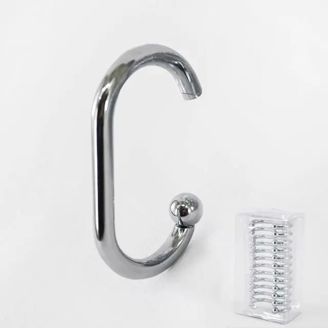 Stable Metal Pipe Wall Mounted Tension shower curtain rod