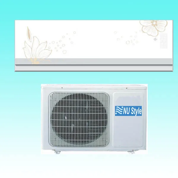 Nustyle air conditioner 9000BTU/12000BTU/18000BTU/24000BTU High wall mini split air conditioner Mirror panel, Arclic panel