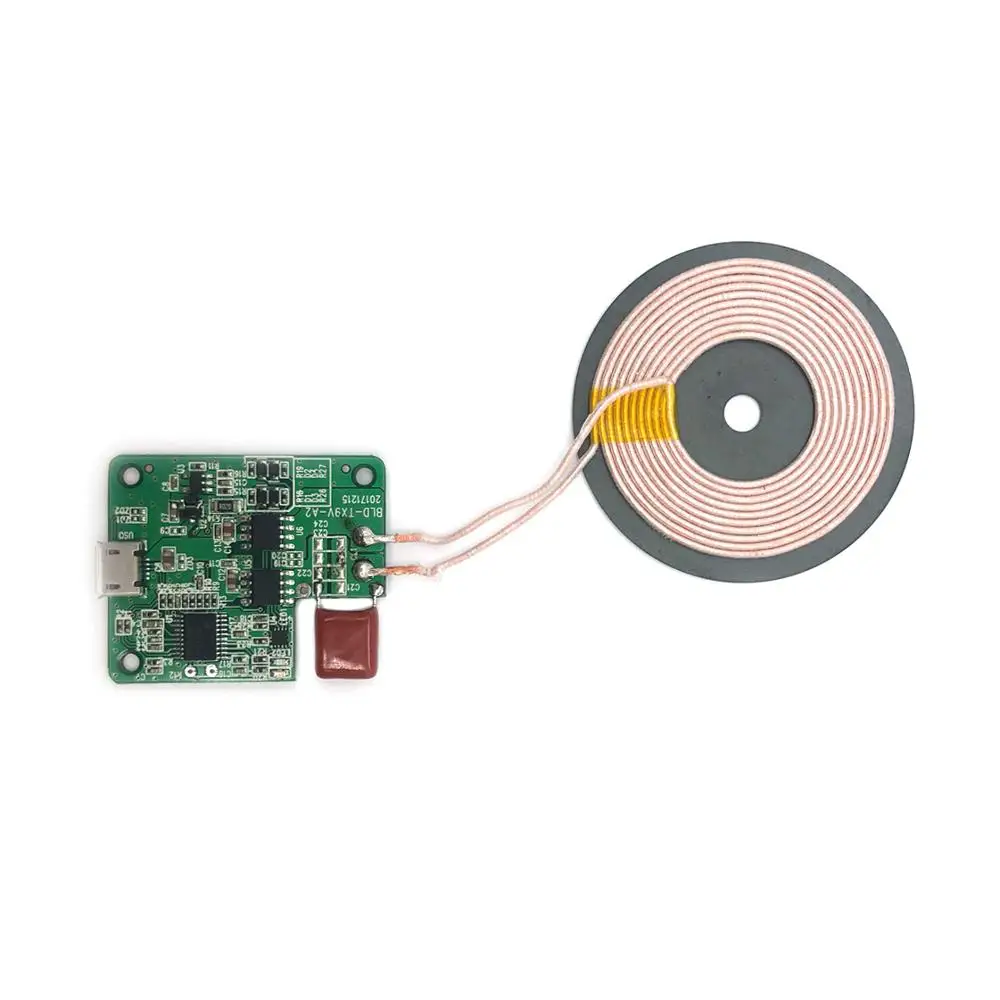 Модуль быстрой беспроводной зарядки 10 Вт/7 5 Вт/5 Вт Беспроводная зарядка PCB Заводская поставка принимаем OEM