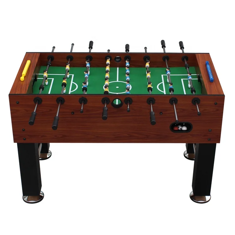 MDF Solid Wood Design 5ft Hollow Steel 8 Rods Handle Soccer Table For Sale