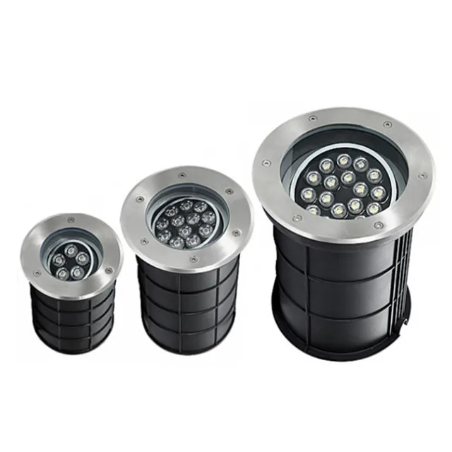IP65 Waterproof Underground Light 3W 6W 9W 12W 18W 24W 36W Beam Angle Adjustable LED Inground Light