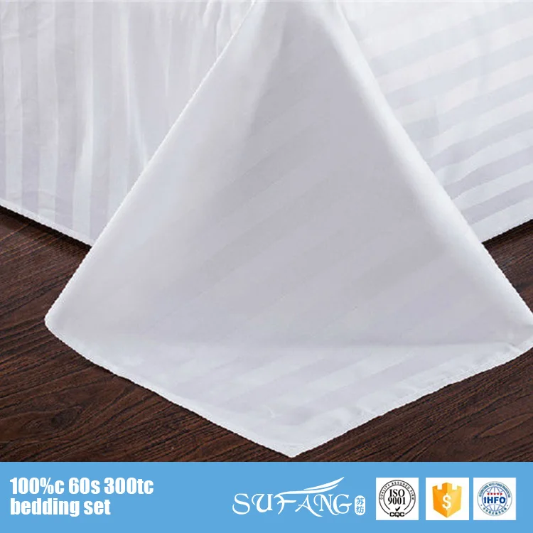 SUFANG King Size Hotel Bed Sheet Sets/Cheap Modern Hotel Bedding Linen Sheet Sets/White Hotel Bed Sheet Cotton