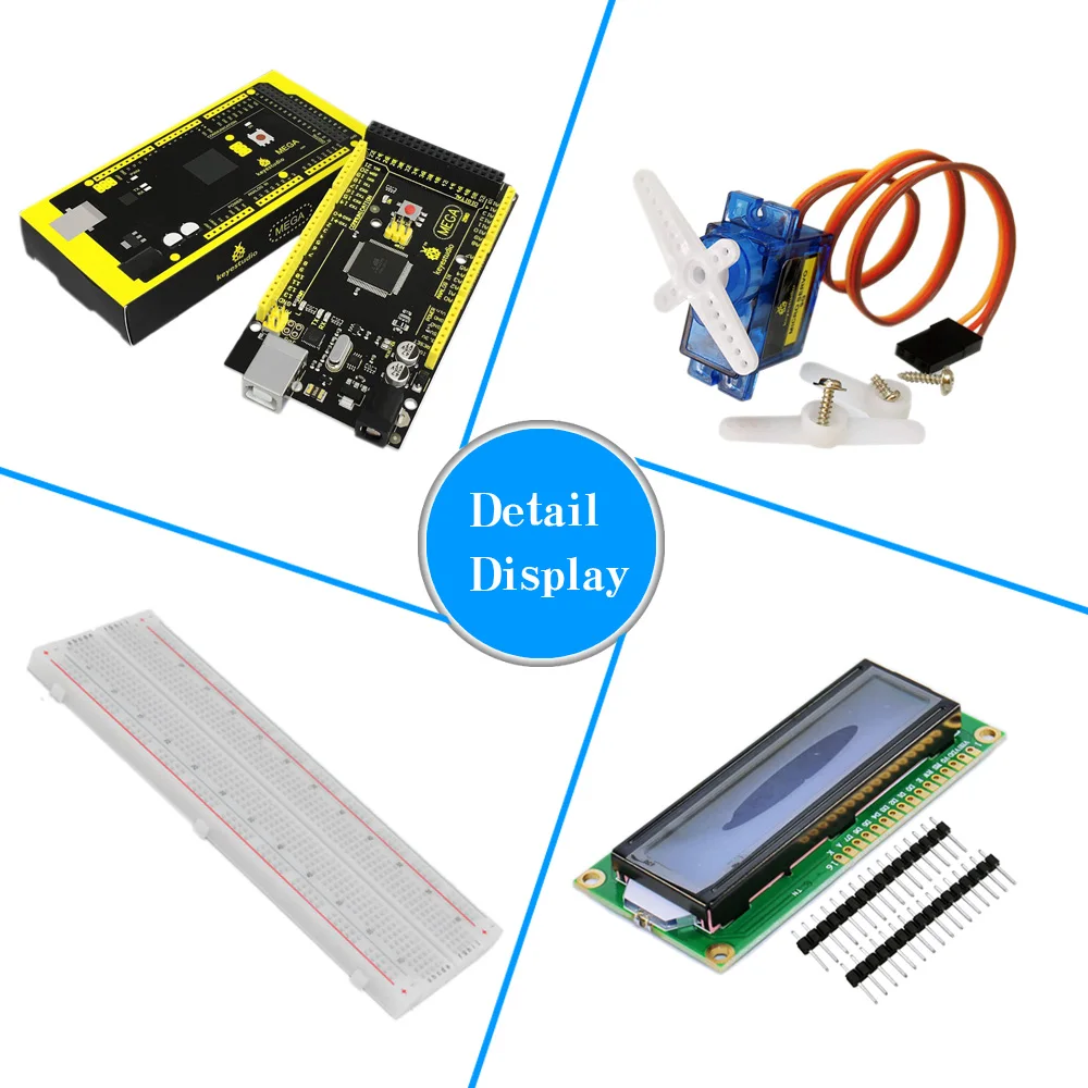 Keyestuio Основные Starter Kit для arduinos стартер с MEGA2560 R3
