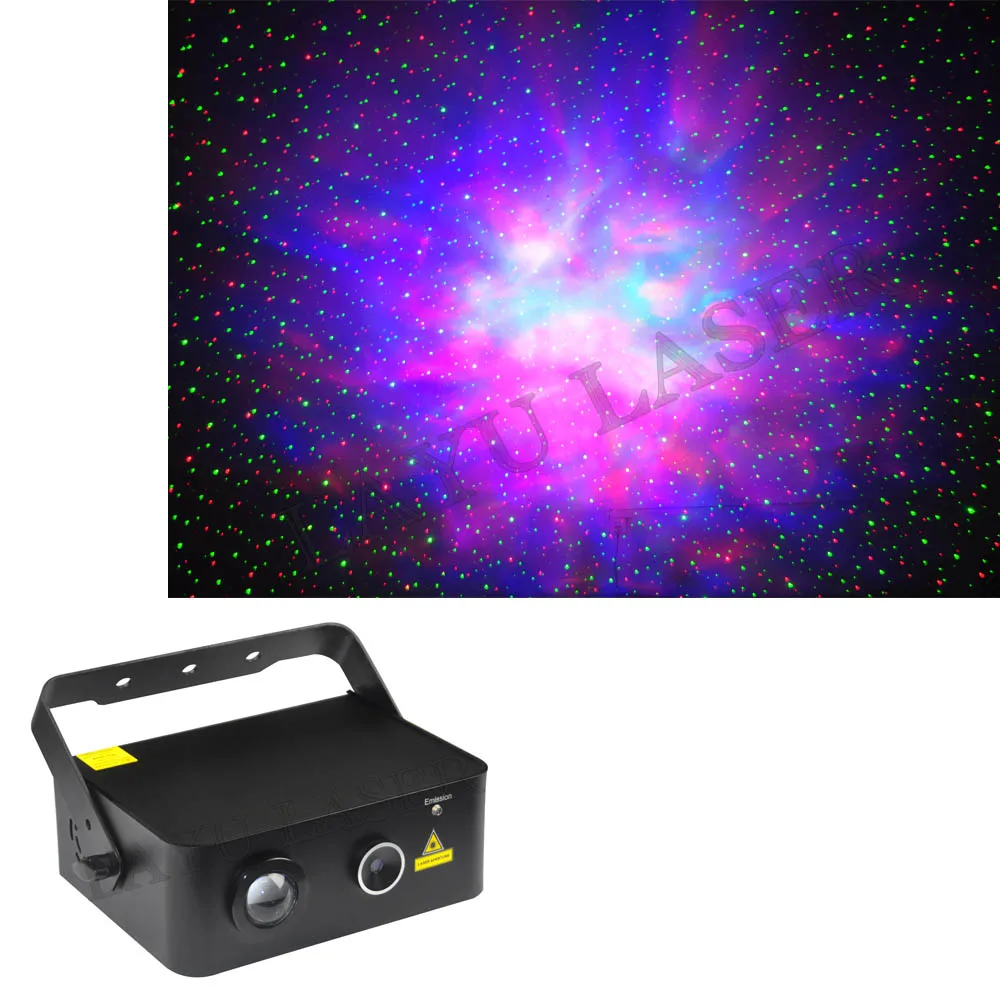 LAYU new items laser + led fantastic patterns cheap price Luz laser R&G stars laser stage light with LED cloud effects