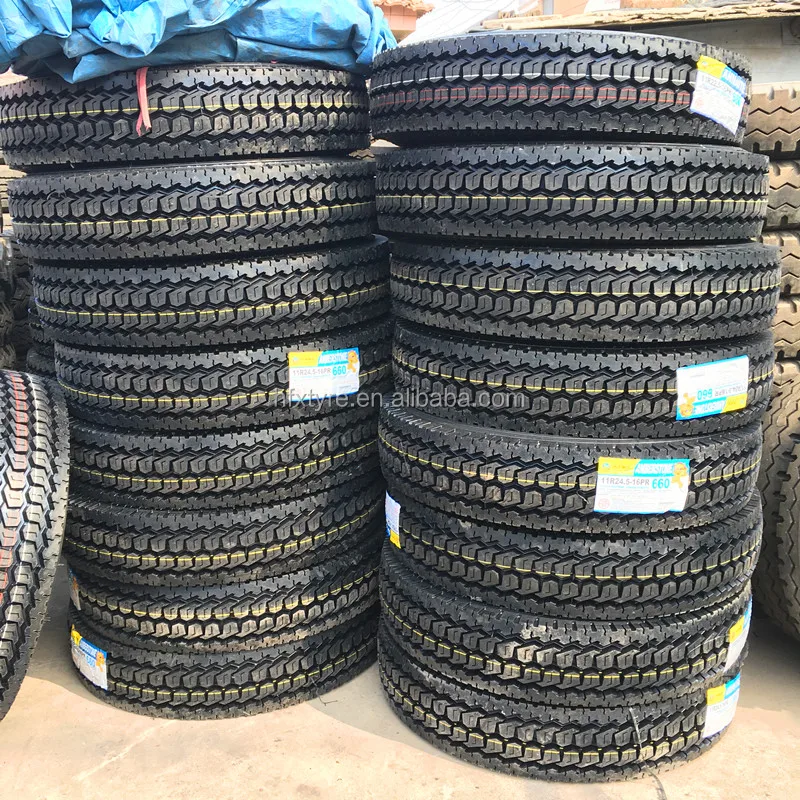 heavy duty Annaite radial truck tires 11R22.5 rear pattern