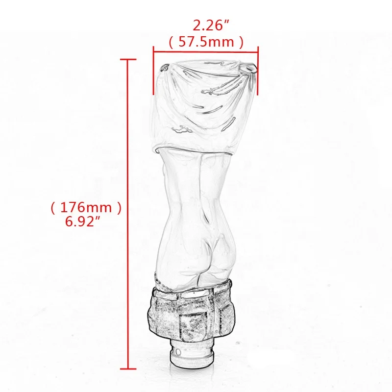 Striptease Sexy Girl Car Truck Auto Manual Stick Gear Shift Knob Lever Universal