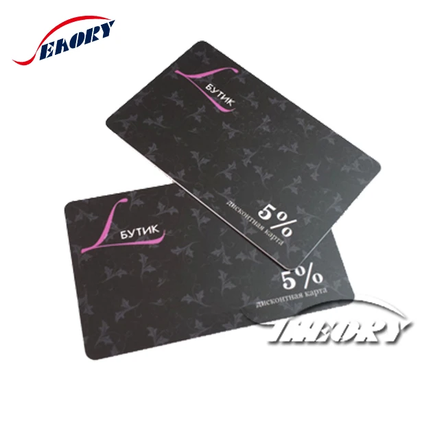 Seaory Credit visa master contact smart card CR80 printable inkjet