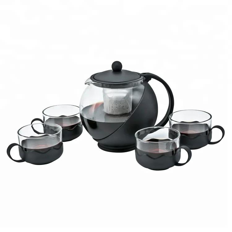 Modern Tea Pot Set Glass,China Tea And Coffee Set,Coffee And Tea Set