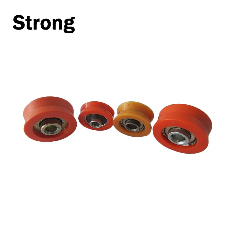 OEM nylon pulley wheels with bearings plastic roller for aluminum sliding door