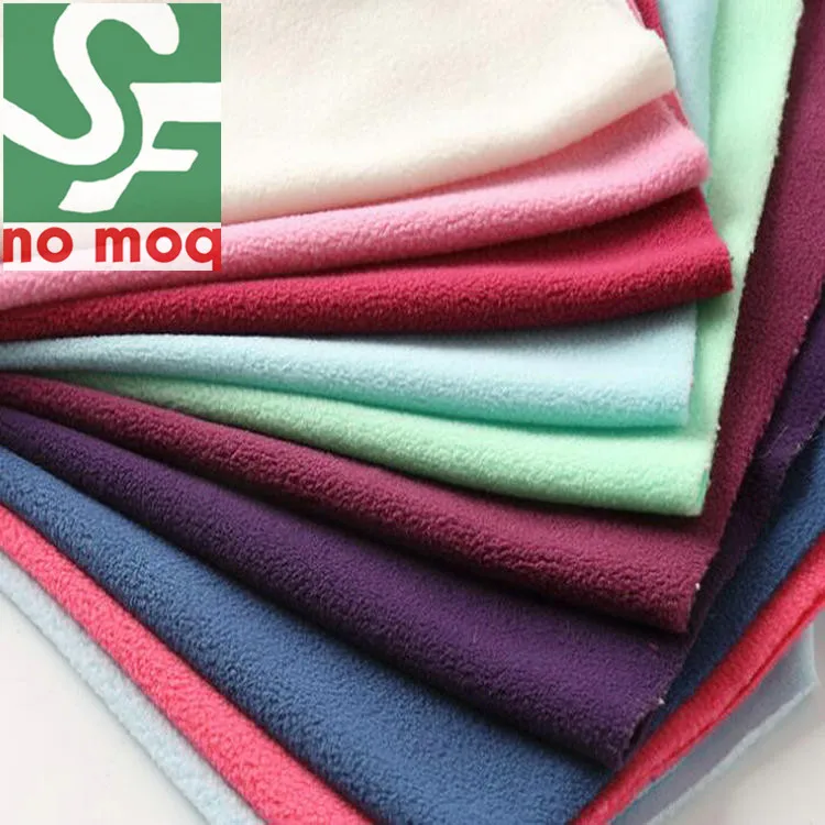 
High Pile Fleece Fabric Yard Fleece Lining Fabric with Different Types 