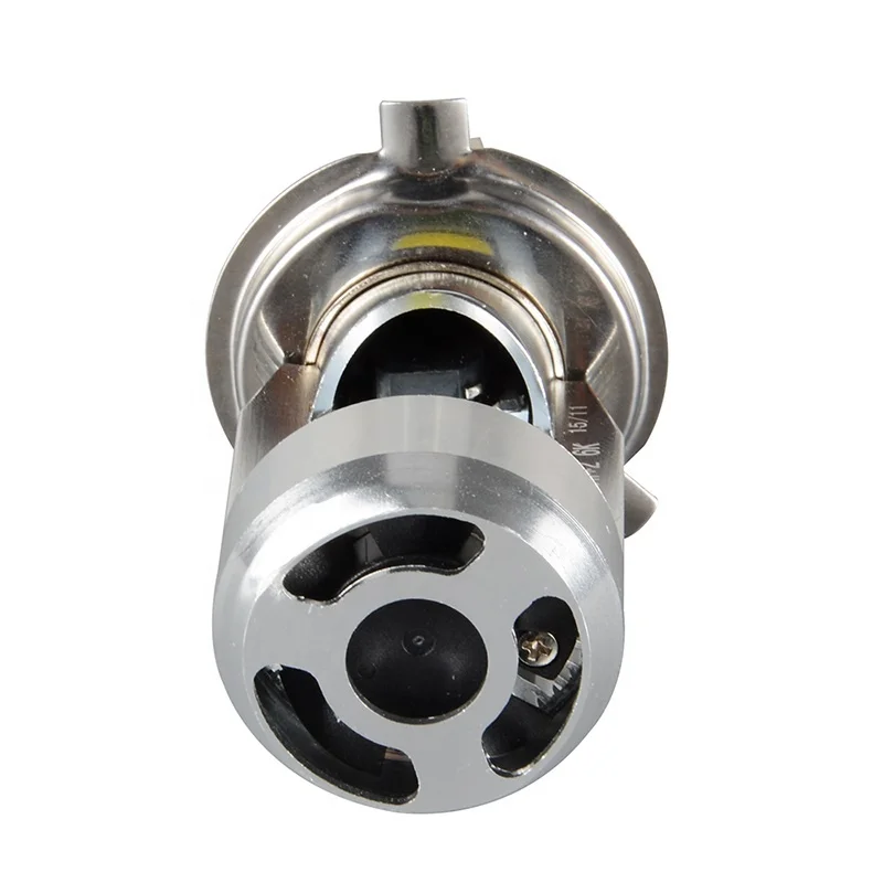 2015 COB LED Motorcycle DC/AC 6-36V Motorbike Headlight H4 Motor Bike Fog Lamp Bulb Light Moped Scooter ATV Hi Lo Beam Bixenon