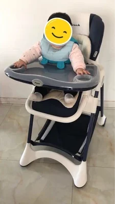 
Purorigin plastic portable baby feeding folding high chair for children 