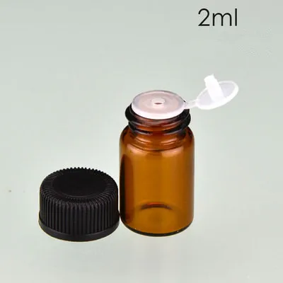High-quality empty 5ml amber glass essential oil bottle