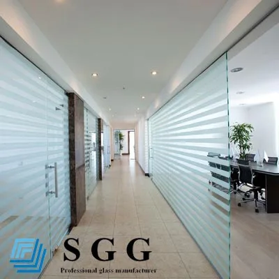 высокого качества 12мм закаленное стекло раздел