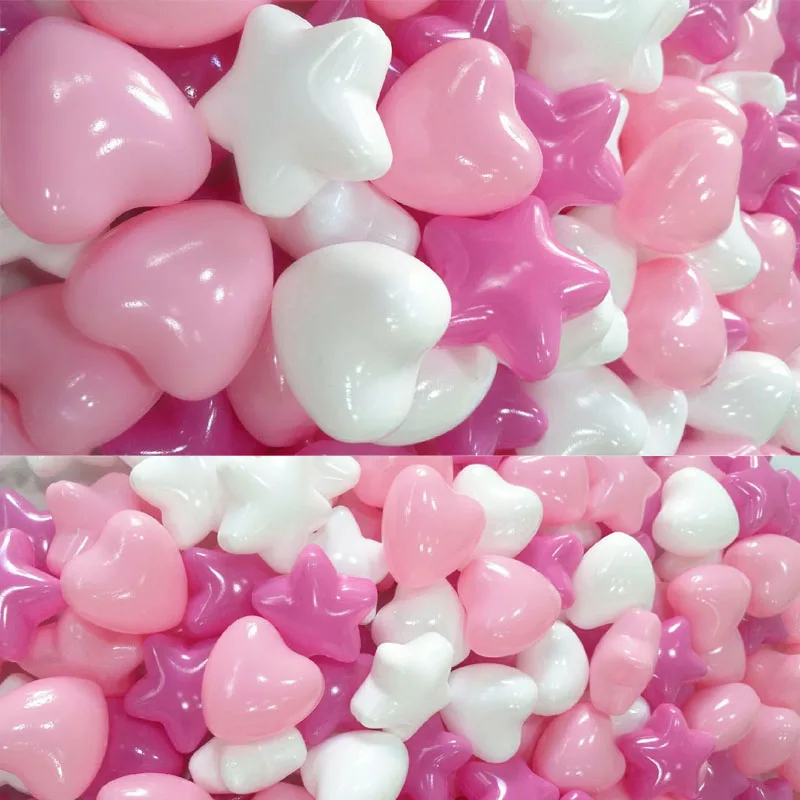 2018 New Arrival Heart Shape Heavy Duty Commercial Grade Crush Proof Plastic Pit Ball Play Ball