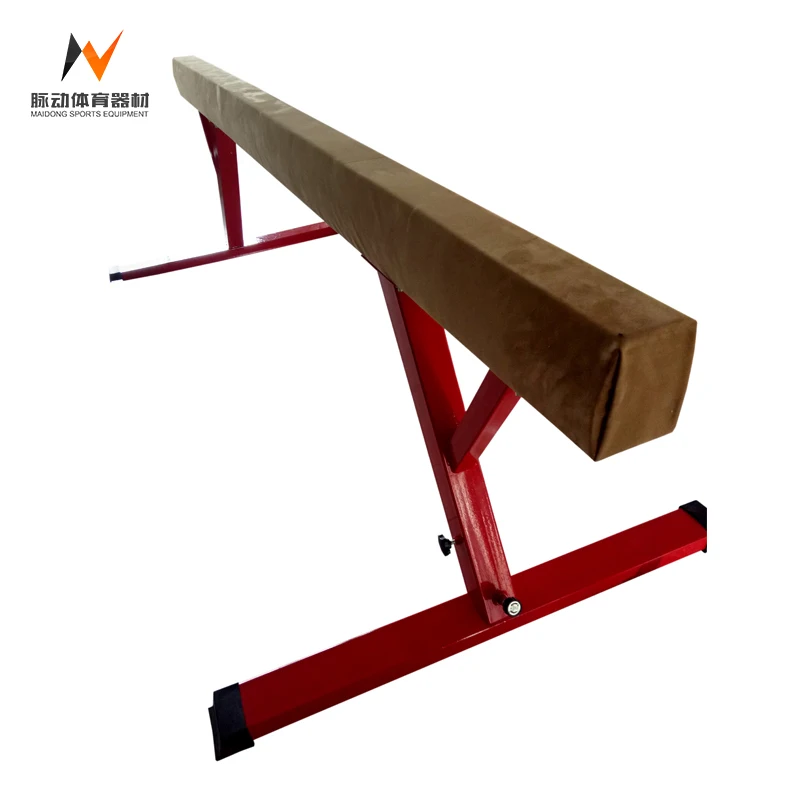 Home adjustable gymnastics training equipment balance beam for sale