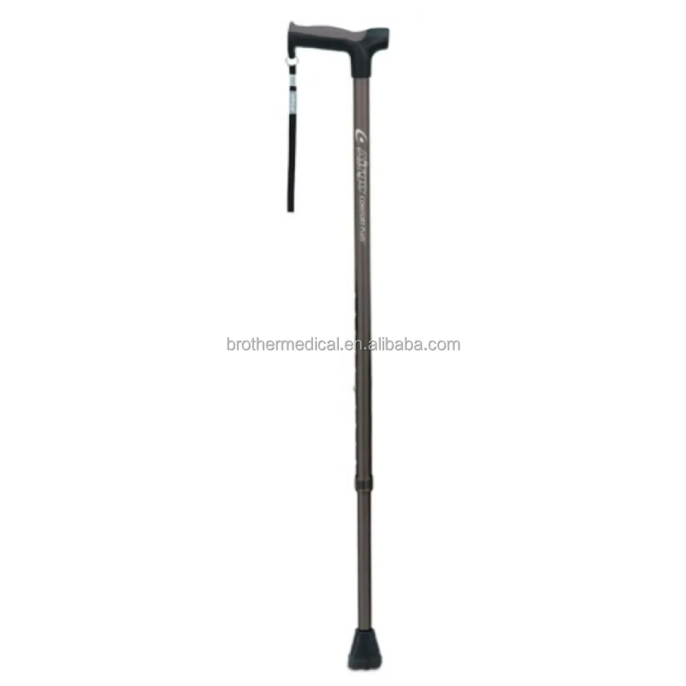 Lightweight anodized aluminum folding 4 sections white cane blind cane for blind for sale