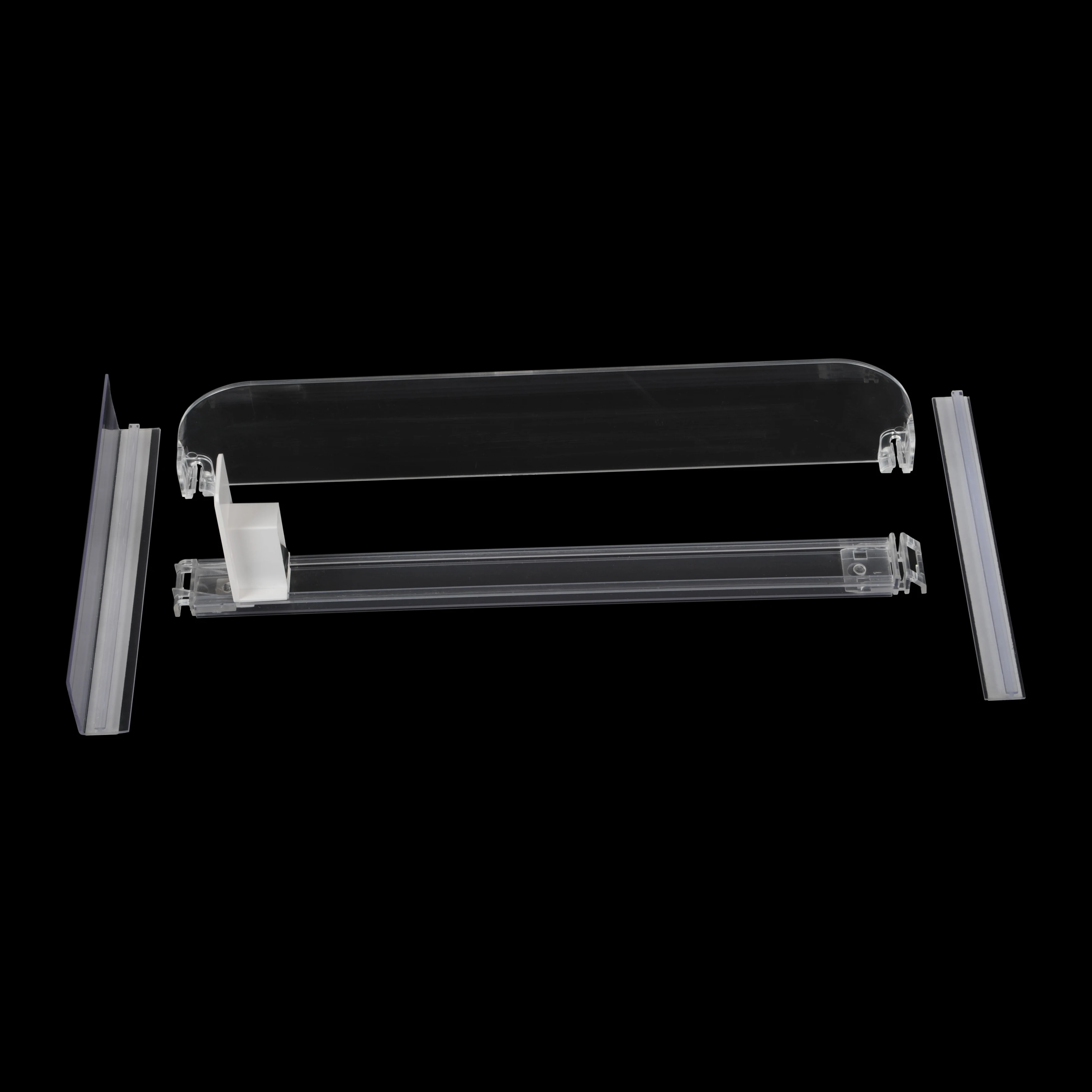 Cheap Price Auto Supermarket Equipment Accessory Store Display Shelf Pusher With Divider