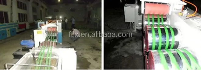 
PET PP strap band tape production line / PET PP packing tape band production line / PET PP packing strap extrusion line 