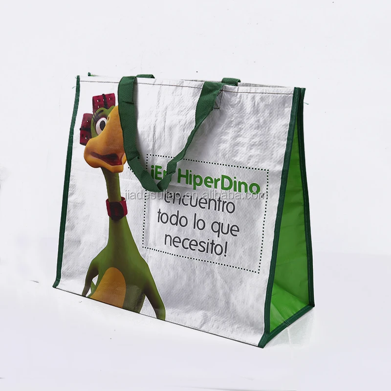 Unique design custom offset printed recycled used lady pp woven bag vietnam