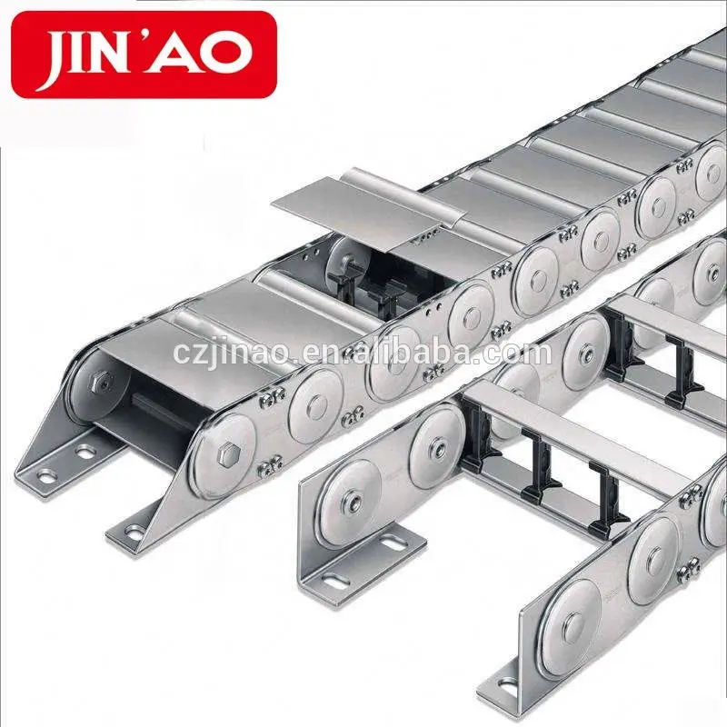 Customised Stainless Steel Drag Chain Cable Carrier For CNC Machine