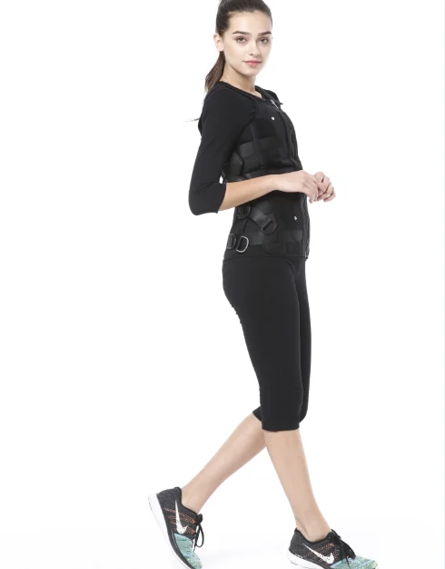 Wireless EMS suit with impulse generator and APP for personal body fitness