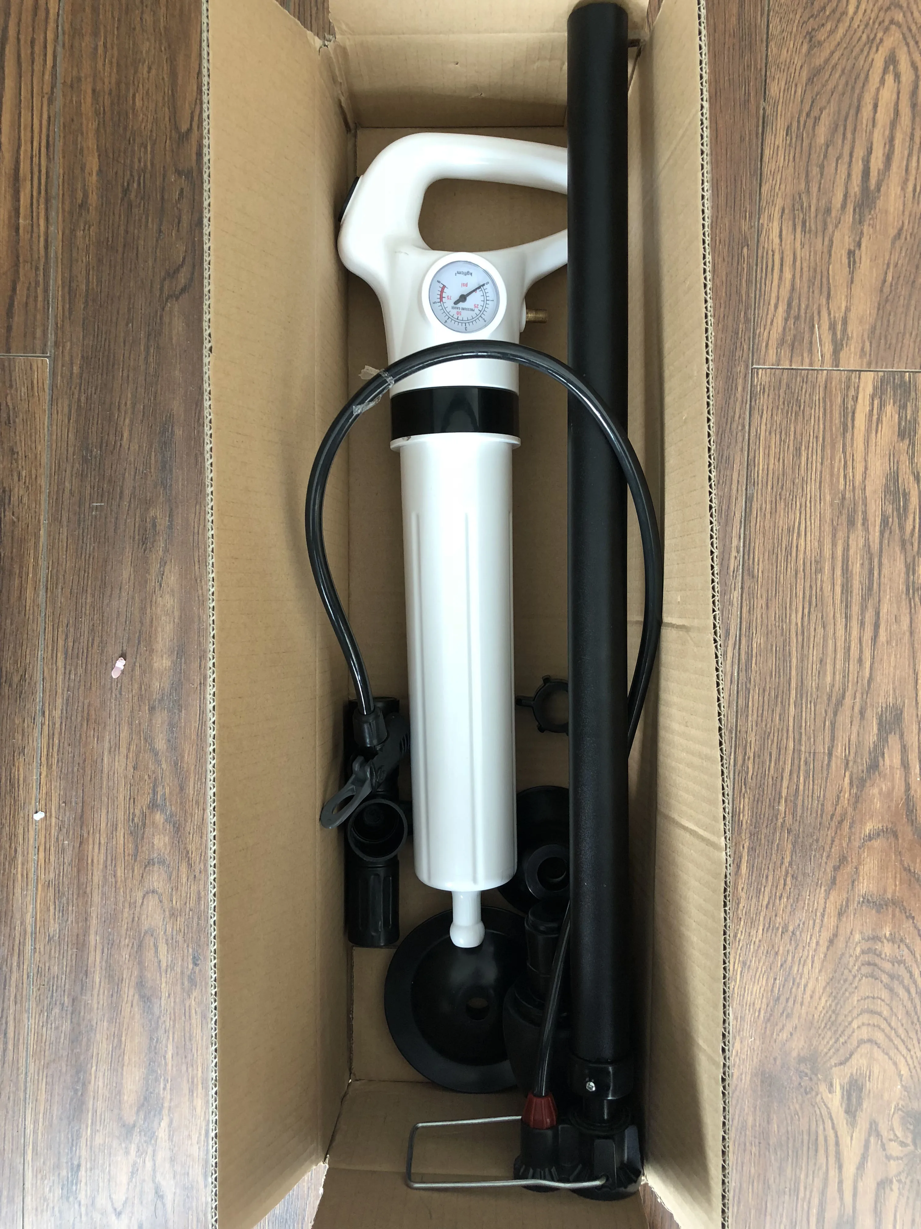 
OEM powerful air drain blaster high pressure toilet plunger for Kitchen Bathtub Showers Sink pipe dredge 