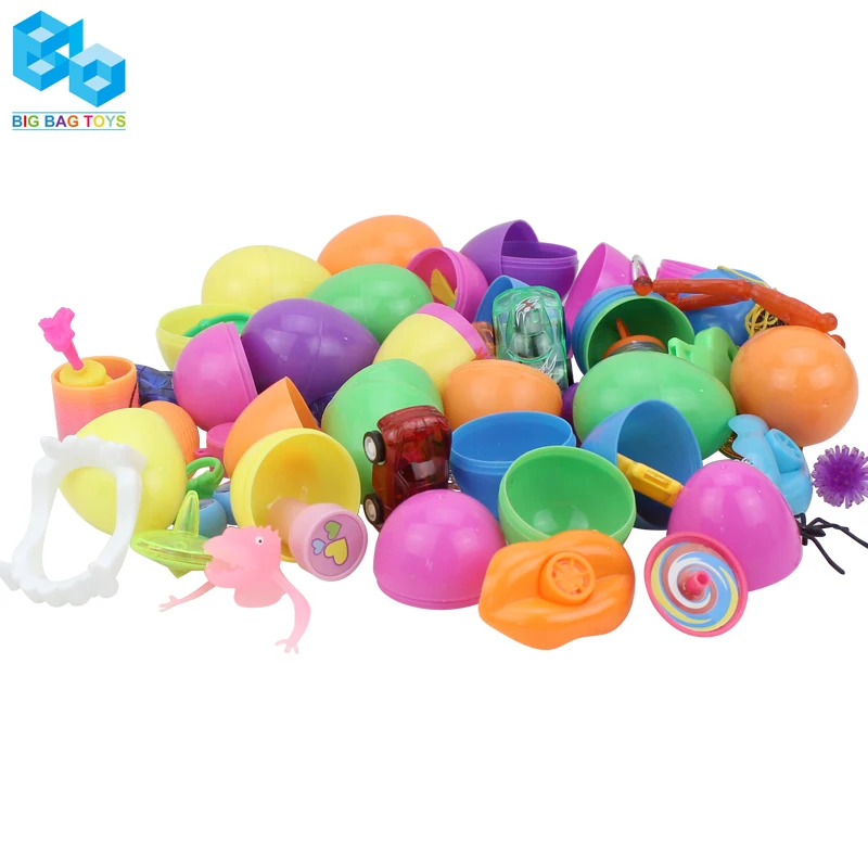 New colorful plastic toy capsule filled with small toy for kids