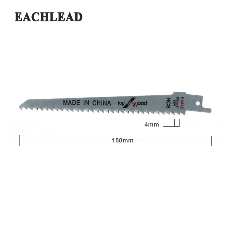 Electric saw fitting reciprocating / Sabre saw blades fast cut wood/plastic pipe item S644D
