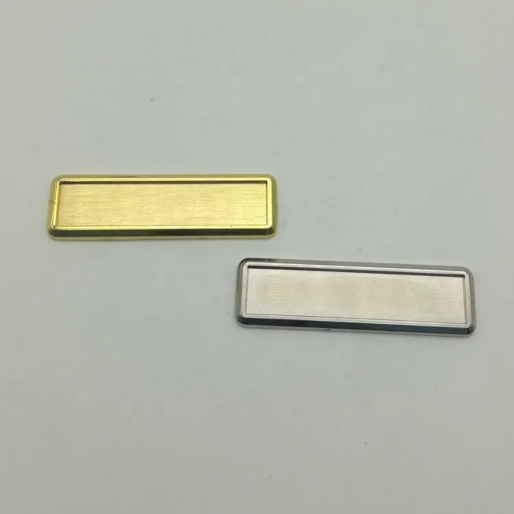 Custom Metal Stamping Engraved Plain Silver Gold Rectangle Circle Metal Blank Coins s