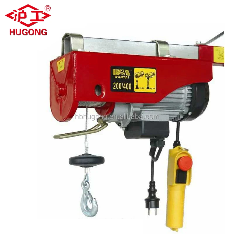 Small lift crane 1000KG mini electric hoist winch