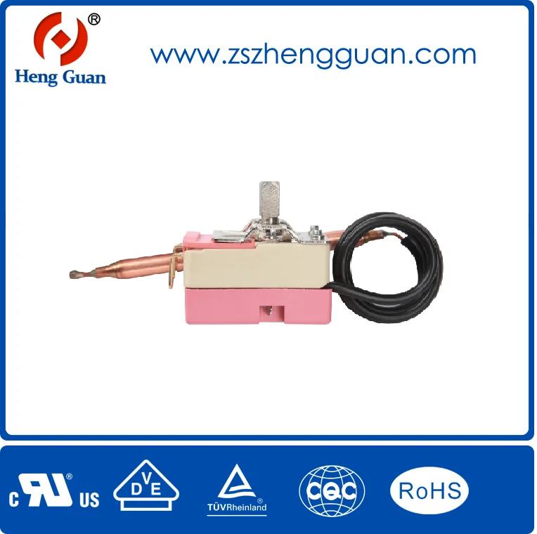 Automatic capillary thermostat for electric shower water heater EGO