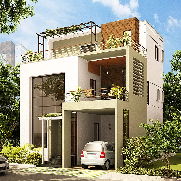 Insulation Material Earthquake Proof Prefab Steel House With Steel Security Door