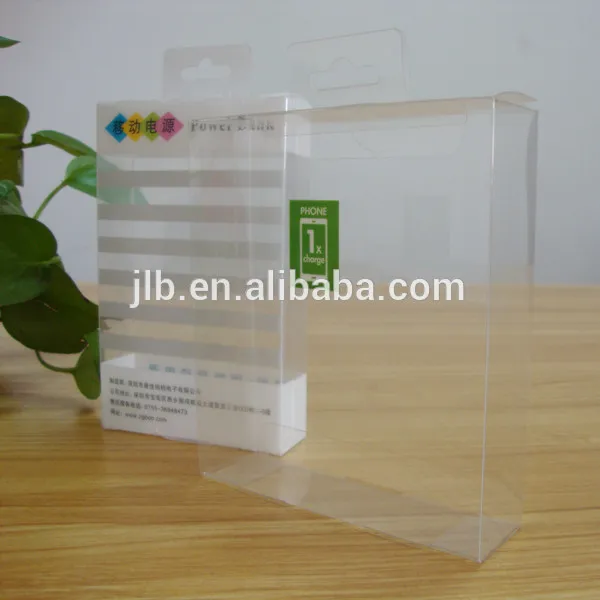 Top Quality And New Specfic Pvc Hanger Boxes For Power Bank Packaging