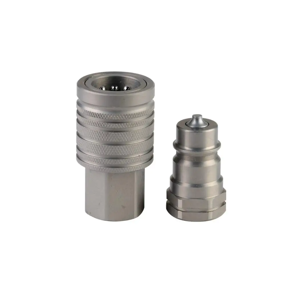 1/4 BSPP Push and Pull Type Hydraulic Quick Pipe Coupling
