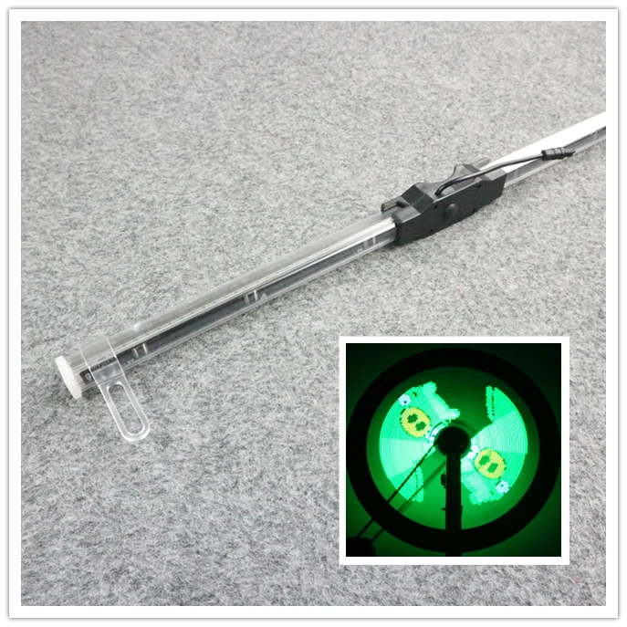 Bicycle Programmable DIY Logo Photos Bike Spoke Light Wheel Light
