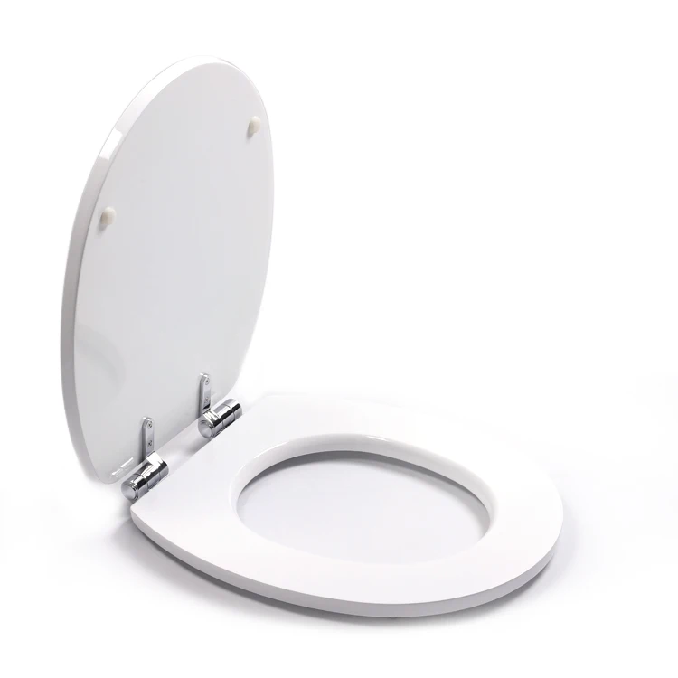 Bofan MDF OEM acrylic biodegradable u shape decorative elongated toilet seat cover non electric