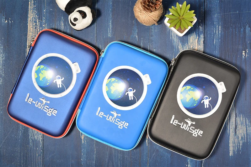 
Wholesale fancy outer space pencil case EVA funny black pencil case for students 