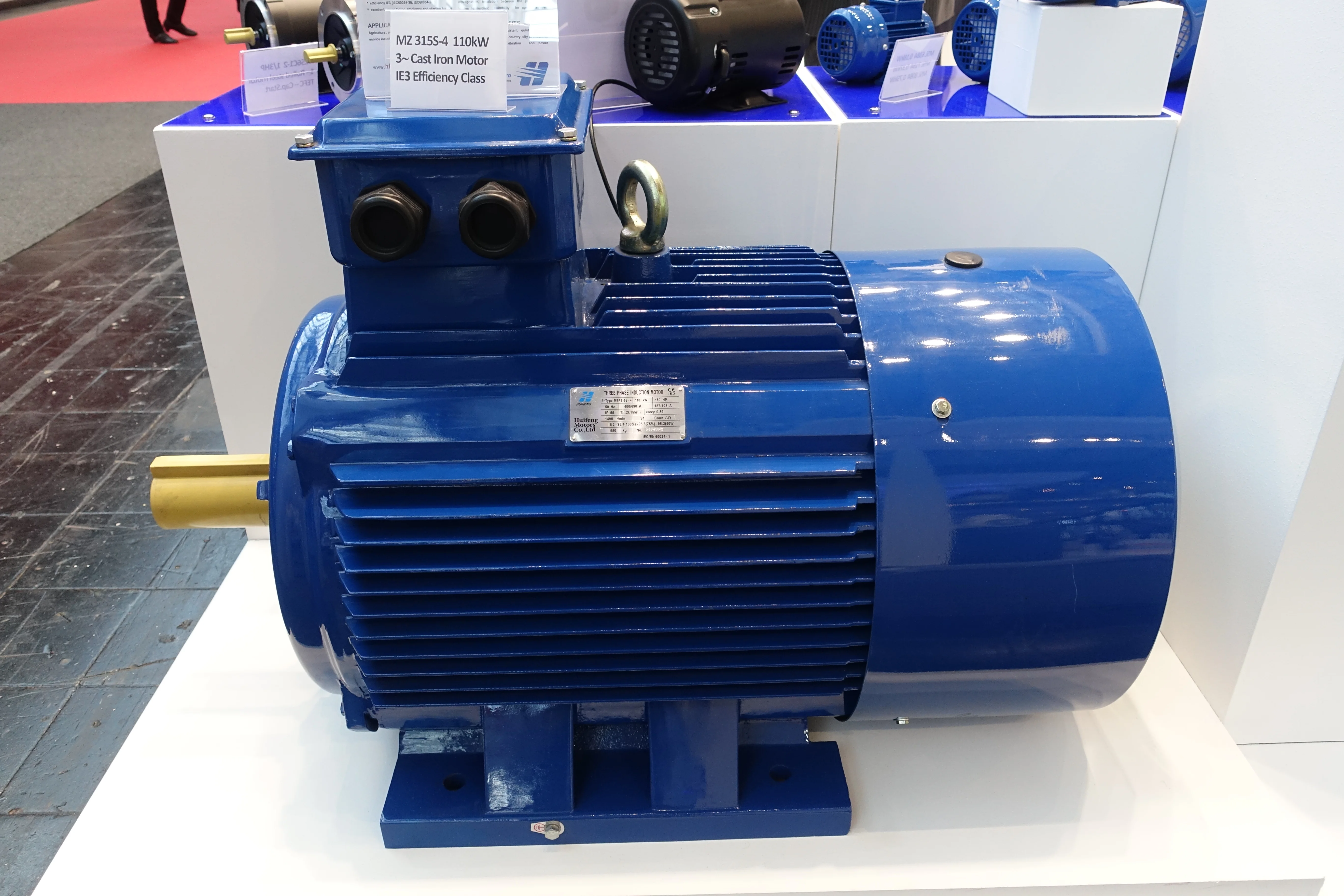 MEP Series high efficient aluminium housing three phase induction motors HUIFENG MOTOR
