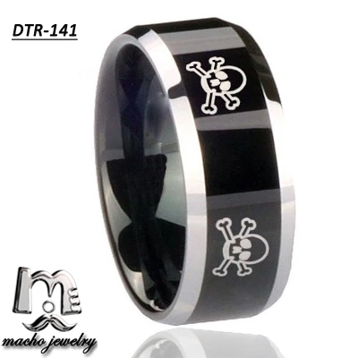 
Superman Symbol Super Hero Polished Black Tungsten Ring with Bevel Angle Jewelry Suppliers and Manufacturers China 