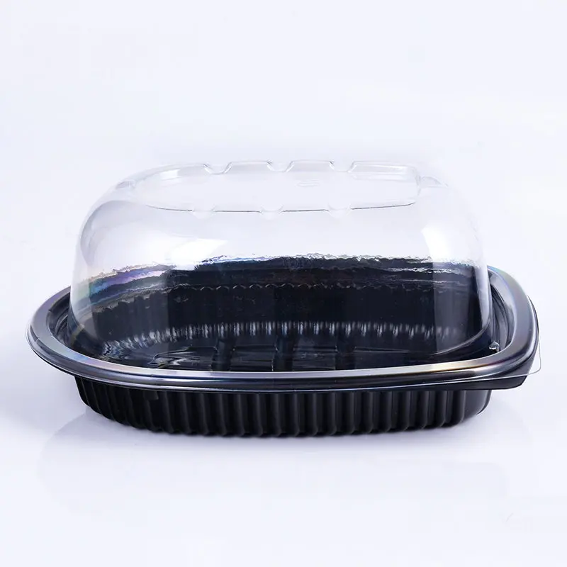 
Wholesale Clear Food Grade Plastic Container For Grilled Chicken Packaging 