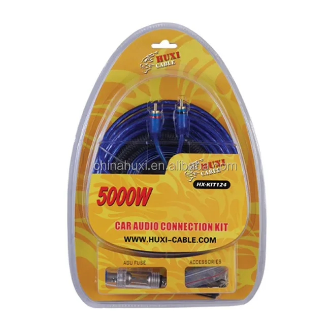 4 Gauge Car Amplifier Wiring Kit , For Car Amplifier Wiring Kit , 4ga Amp Amplifier Fused Wire Wiring Kit