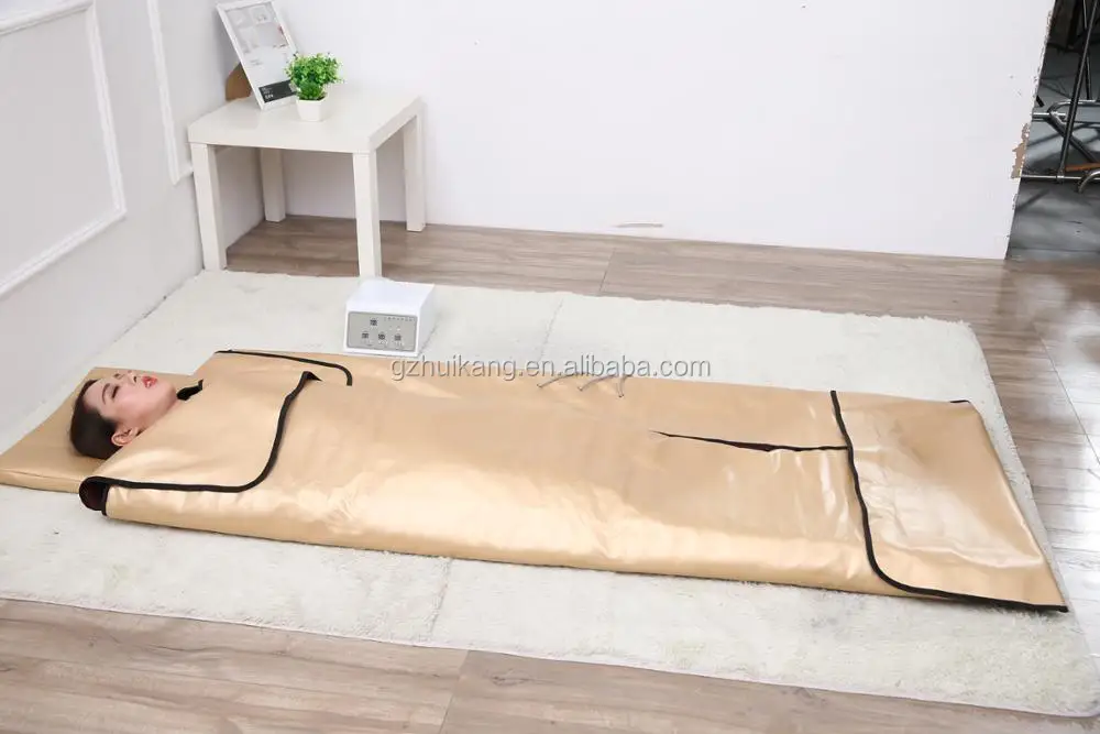 Negative Ions Infrared Blanket 3 Heating Zone Heated Blanket Infrared Slimming Blanket Luxury Pemf Mat For Women Men