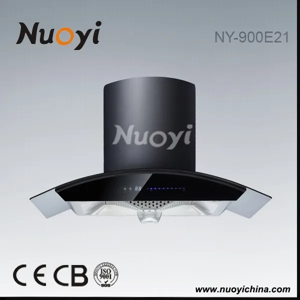 Wall Mounted European Style 90cm Kitchen Island Chimney Hood.