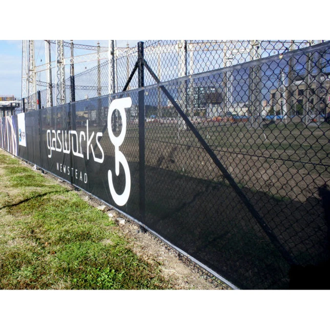 Outdoor Printed PVC Fence Mesh Banner/ Perforated vinyl coated banner fabric