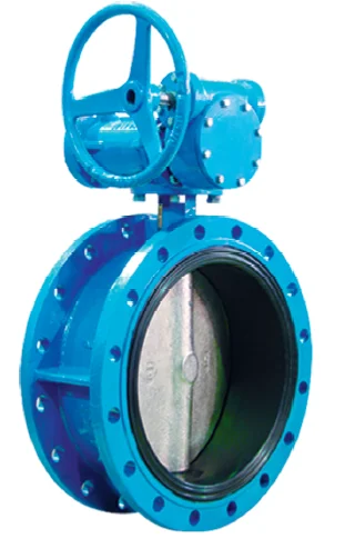 lever operate wafer type butterfly valve cast iron